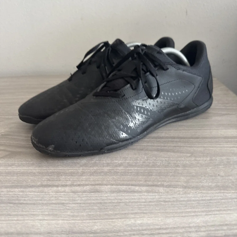 Adidas Predator Accuracy 4 GW7074 Black‎ Indoor Sala Soccer Shoes Men's Size 12